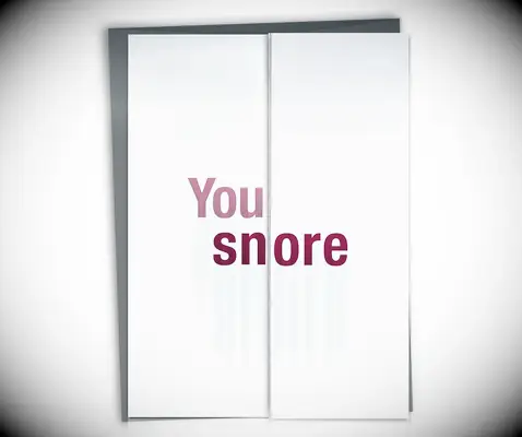 You snore funny valentines day card