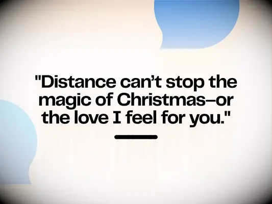 Christmas message for long-distance boyfriend