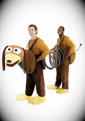 Couples slinky dog disney toy story halloween costume