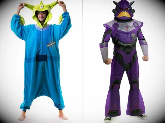 Couples Zurg and Alien Disney toy story halloween costume
