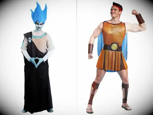 Couples Hades and Hercules disney halloween costume