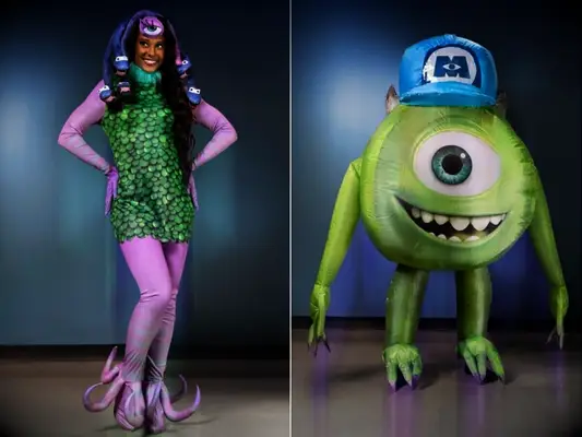 Celia and Mike Wazowski Monsters Inc Disney Couples Halloween Costume