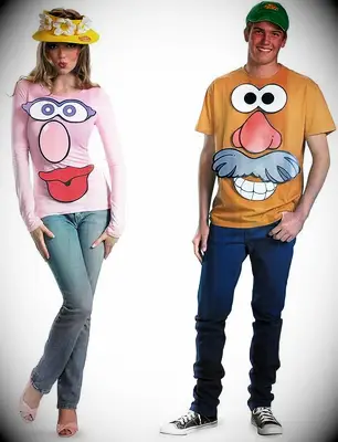 Couples Mr. and Mrs. Potato Head Disney halloween costume