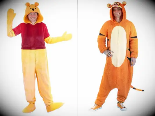 Couples Winnie the Pooh and Tigger Disney halloween costume