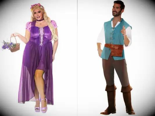 Couples rapunzel and flynn rider Disney Tangled Halloween Costume