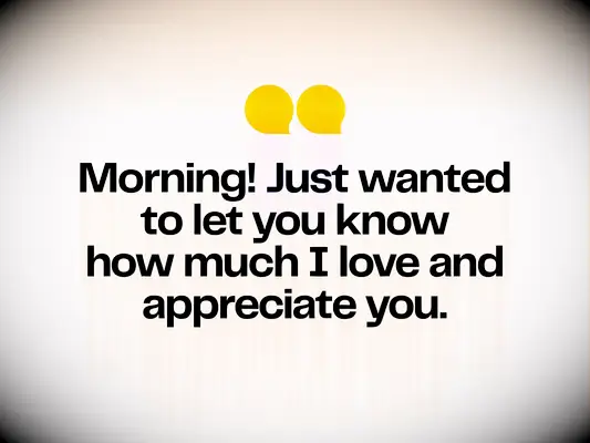 Good Morning Love Message for Her