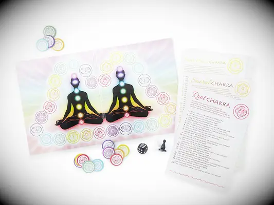 Chakra relationship-building board game for couples