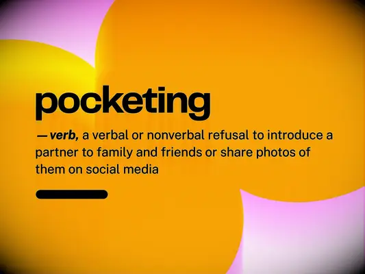 Gen-Z slang, pocketing definition