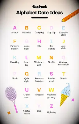 Alphabet date ideas 