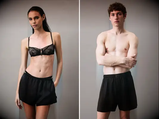 Black night time shorts