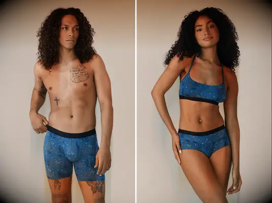 Couple matching underwear 