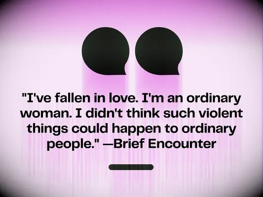 Funny Love Quotes for Him Brief Encounter