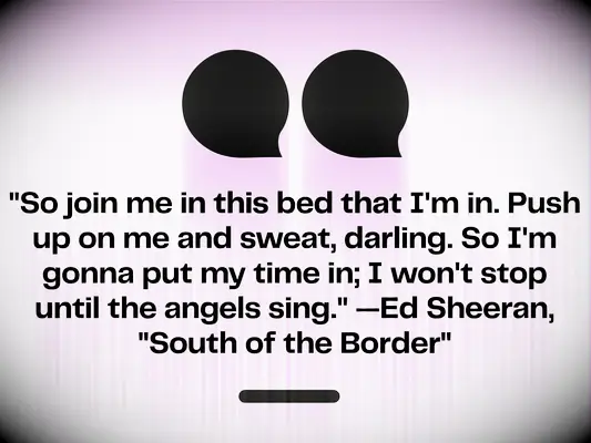 Sexy Love Quotes for Her Ed Sheeran