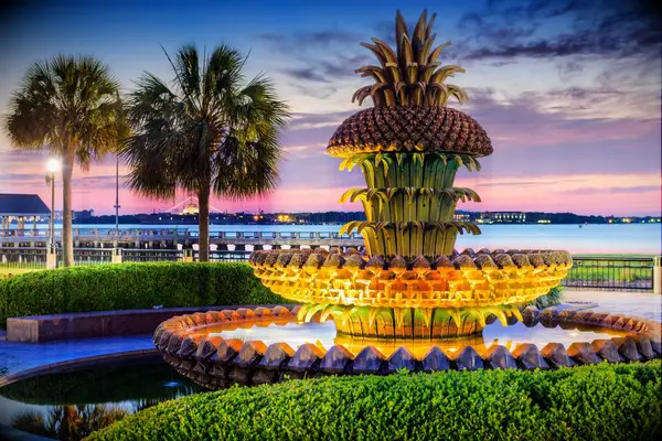 Charleston Bachelorette Party Ideas - Pineapple Fountain