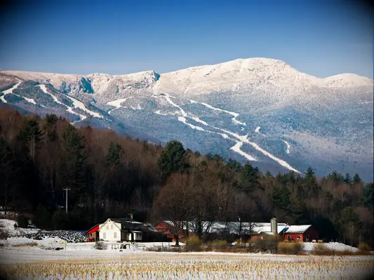 Stowe Vermont in winter