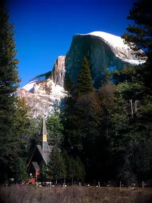 Wedding Chapel Beneath Yosemite National Park