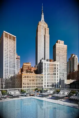 virgin hotels pool rooftop terrace empire state