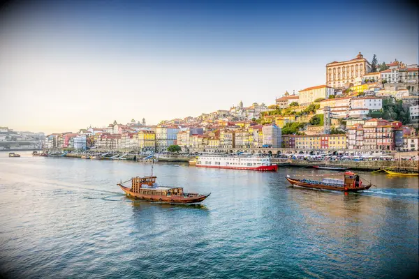 a gorgeous view of porto, portugal 