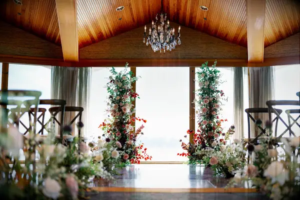 The Edgewater Hotel beautiful ceremony overlooking the water