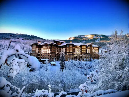 Viceroy Snowmass winter snow beautiful resort