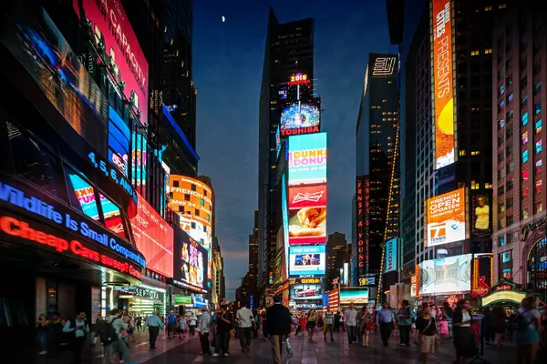 Times Square in the Big Apple
