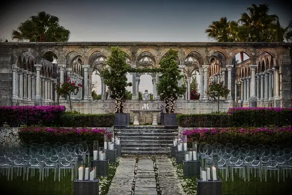 Large Bahamas destination wedding at The Ocean Club, a Four Seasons Resort