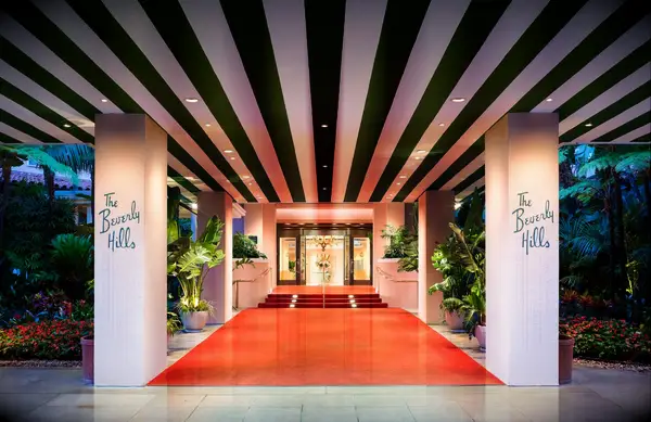 The Beverly Hills Hotel entrence