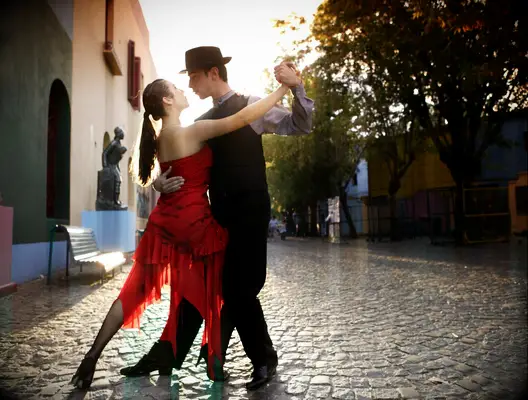Couple doing tango