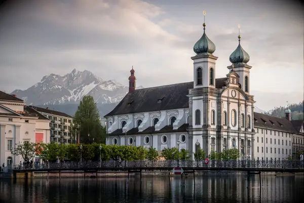 A beautiful building in Lucerne Switzerland