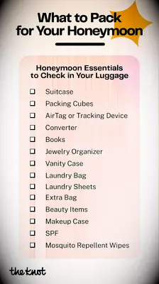 what to pack for your honeymoon essentials to check in luggage