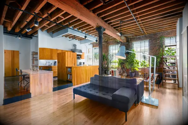 Open space living room