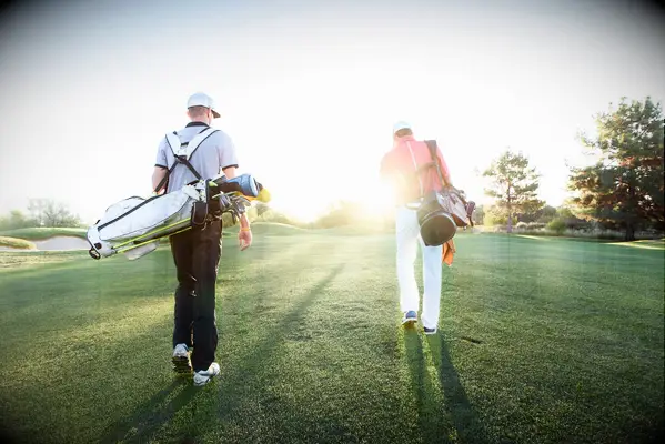 golfers in scottsdale bachelor party photo on the course